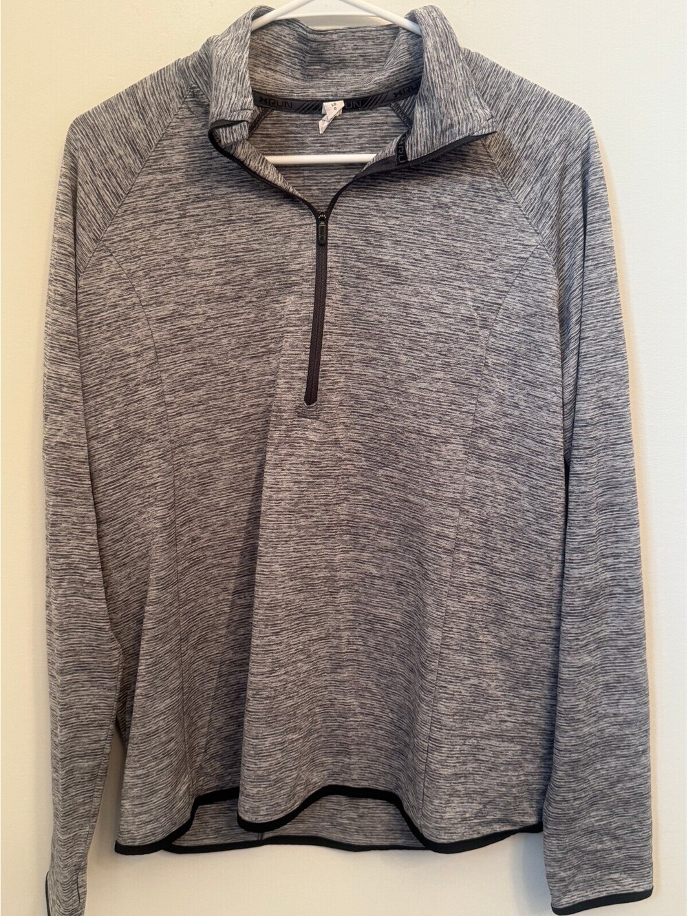 Under Armour HeatGear Gray Quarter Zip Running Pullover